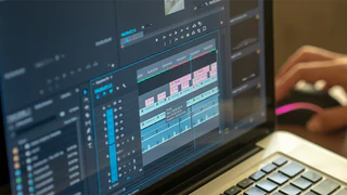 Programm auf Laptop