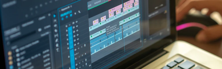 Programm auf Laptop